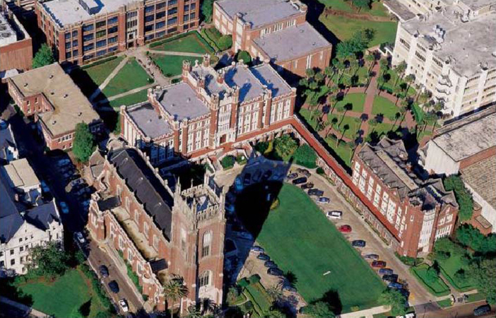 Loyola University's Campus From Overhead - LAICU